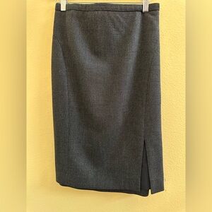 Classiques Entier Charcoal Gray Women's Pencil Skirt